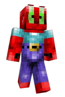 Parazecetamol Minecraft avatar full body