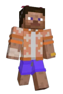 Parrotic Minecraft avatar full body