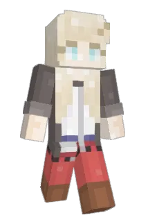 Pashmina Minecraft avatar full body