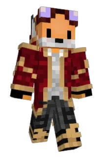 PaulWhitefox Minecraft avatar full body