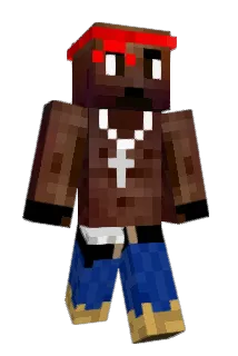Pauless Minecraft avatar full body