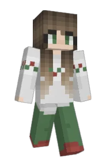 PauliPalette Minecraft avatar full body