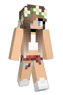 Paulinemine Minecraft avatar full body