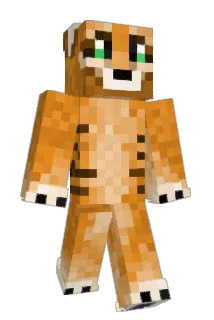 PazRedPanda Minecraft avatar full body