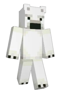 PclarBear Minecraft avatar full body
