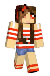 PeachLouna Minecraft avatar full body