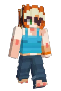 PeachiHeartz Minecraft avatar full body