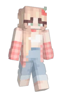 Peachplagg Minecraft avatar full body