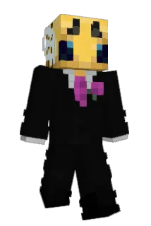 Peacoatman Minecraft avatar full body