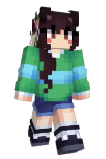 Pearloony Minecraft avatar full body