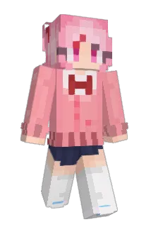 Peaxie Minecraft avatar full body