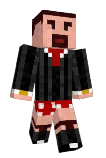 PedalBin Minecraft avatar full body