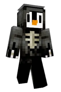 Penguinkred Minecraft avatar full body