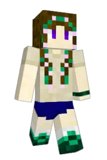 Peraleaf Minecraft avatar full body