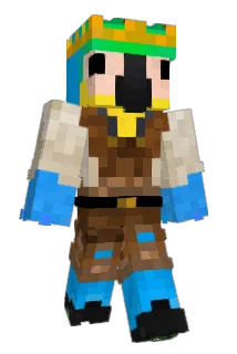 PerkyParrot Minecraft avatar full body