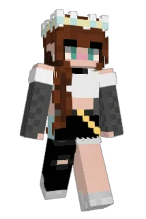 PerlaBeatrizz Minecraft avatar full body