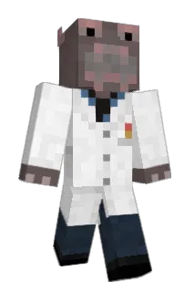 PervertedHippo Minecraft avatar full body