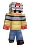 Pervysannin Minecraft avatar full body