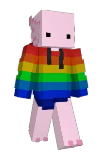 Pessegopata Minecraft avatar full body
