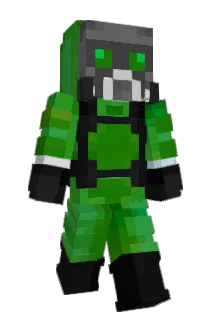 Petitgreen Minecraft avatar full body