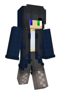 Phantombard Minecraft avatar full body