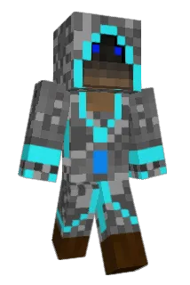 Phased Minecraft avatar full body