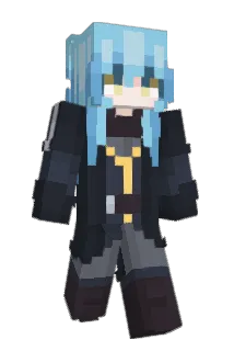 Phisiics Minecraft avatar full body