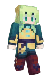 Pictelated Minecraft avatar full body
