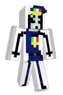 Piculopanda Minecraft avatar full body