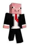 Pig Minecraft avatar full body