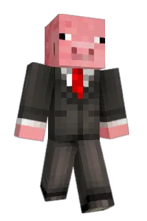 PigPoker Minecraft avatar full body