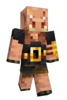 PiglinB Minecraft avatar full body