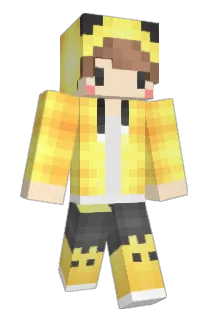 PikaClem Minecraft avatar full body