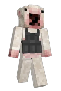 PillowBorger Minecraft avatar full body
