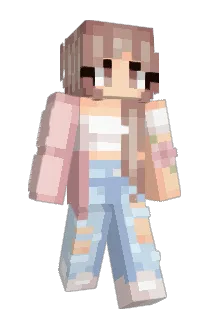 PinkAmelka Minecraft avatar full body