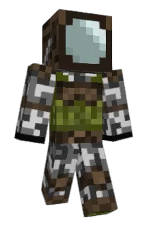 PinkBull Minecraft avatar full body