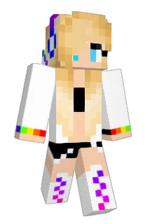 PinkCord Minecraft avatar full body