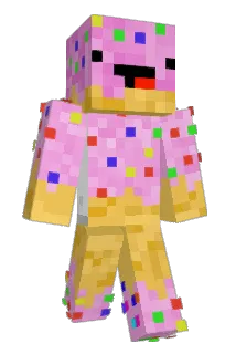 PinkDonutDK Minecraft avatar full body