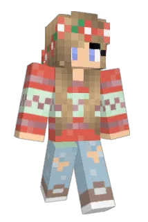 PinkFlo1d Minecraft avatar full body