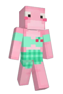 PinkFroggie3 Minecraft avatar full body