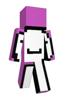 PinkMas Minecraft avatar full body