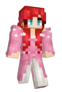 Pinkastrava Minecraft avatar full body