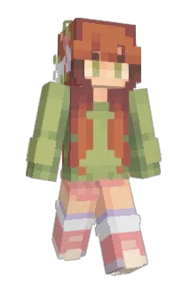 Pinkfluffybear Minecraft avatar full body