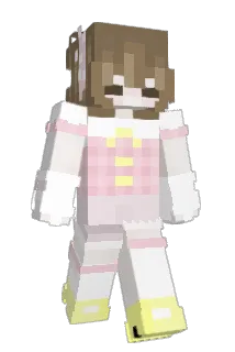 Pinkinhumanform Minecraft avatar full body