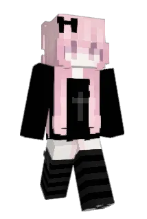 Pinkkchu Minecraft avatar full body