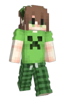 Pinkkimiess Minecraft avatar full body