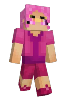 Pinklovely Minecraft avatar full body