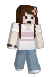 Pinkmongirl Minecraft avatar full body
