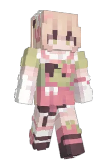 PinkyShroom Minecraft avatar full body