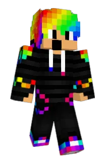 PiranhaXD Minecraft avatar full body